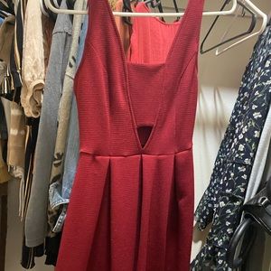 Red dress size med